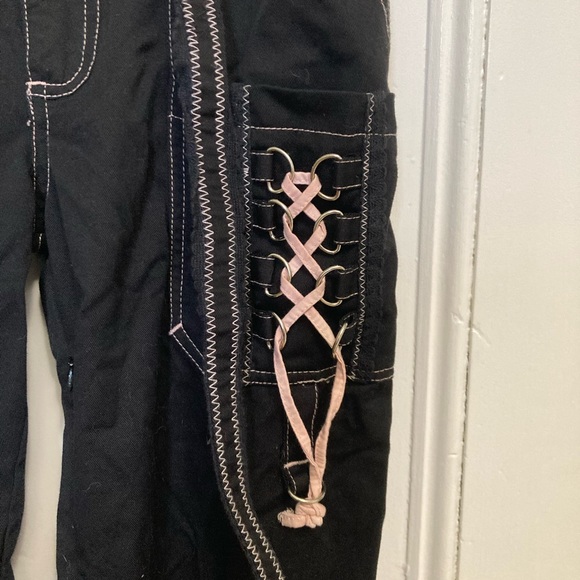 Vintage wide leg bondage pants - Picture 2 of 5